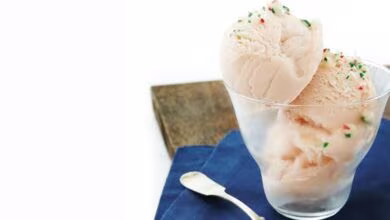 Crème glacée protéinée à la menthe poivrée